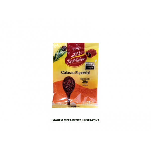 TEMPERO REAL SABOR COLORAL ESPECIAL 1X50X20G